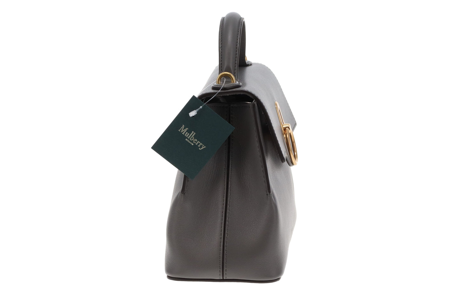 Mulberry Seaton Mini Charcoal Silky Calf GHW