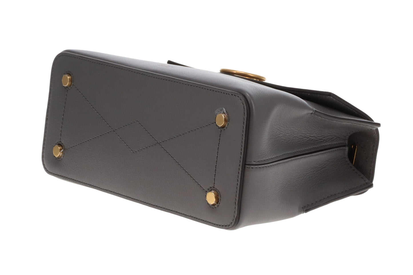 Mulberry Seaton Mini Charcoal Silky Calf GHW