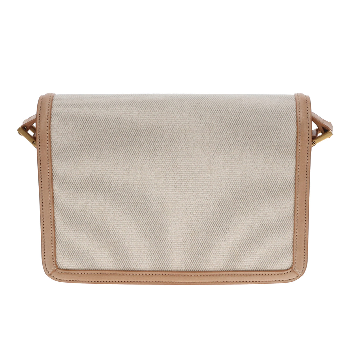 Saint Laurent Solferino Medium Satchel In Canvas & Leather