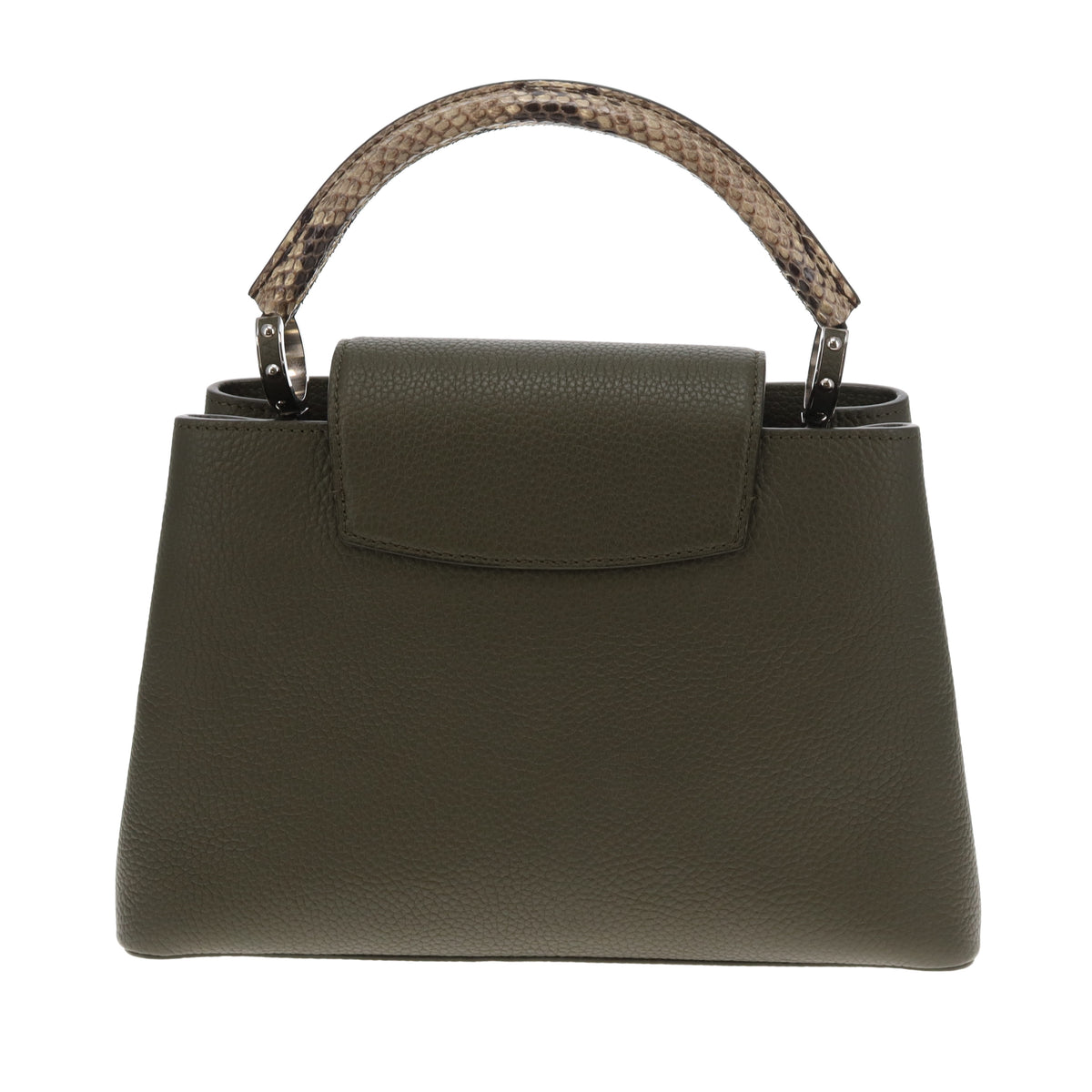 Louis Vuitton Capucines PM Khaki and Python (NFID)