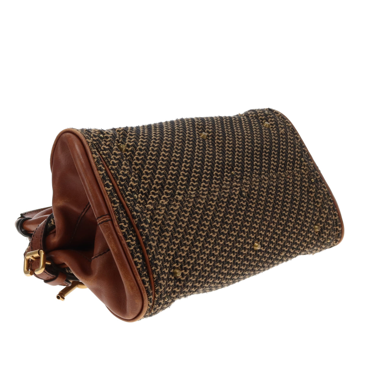 Chloe Paddington Tweed & Hazel Leather Vintage