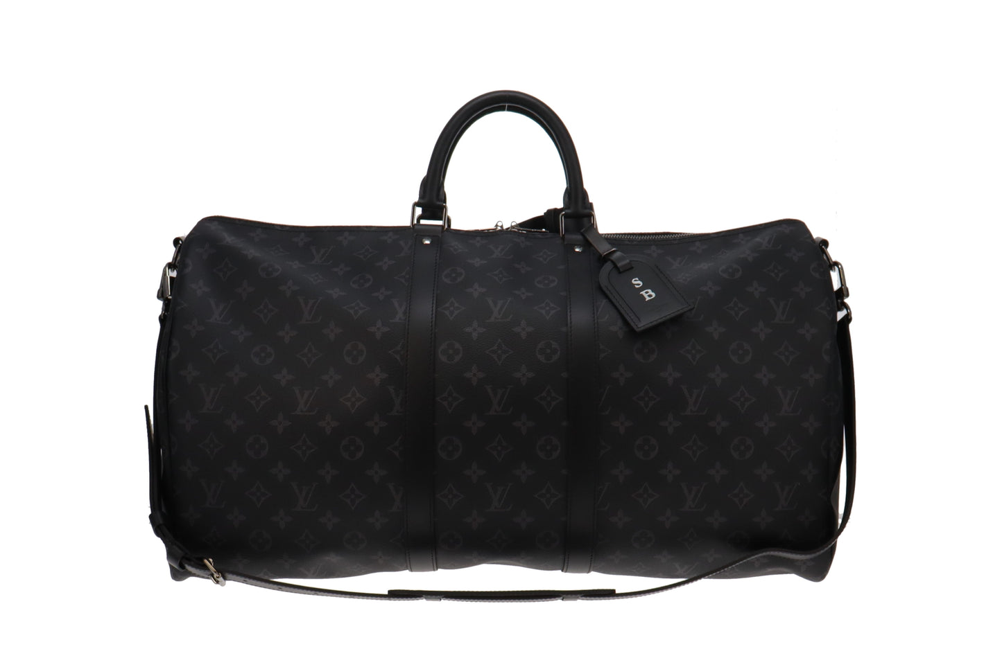 Louis Vuitton Monogram Eclipse Keepall 55 Bandouliere