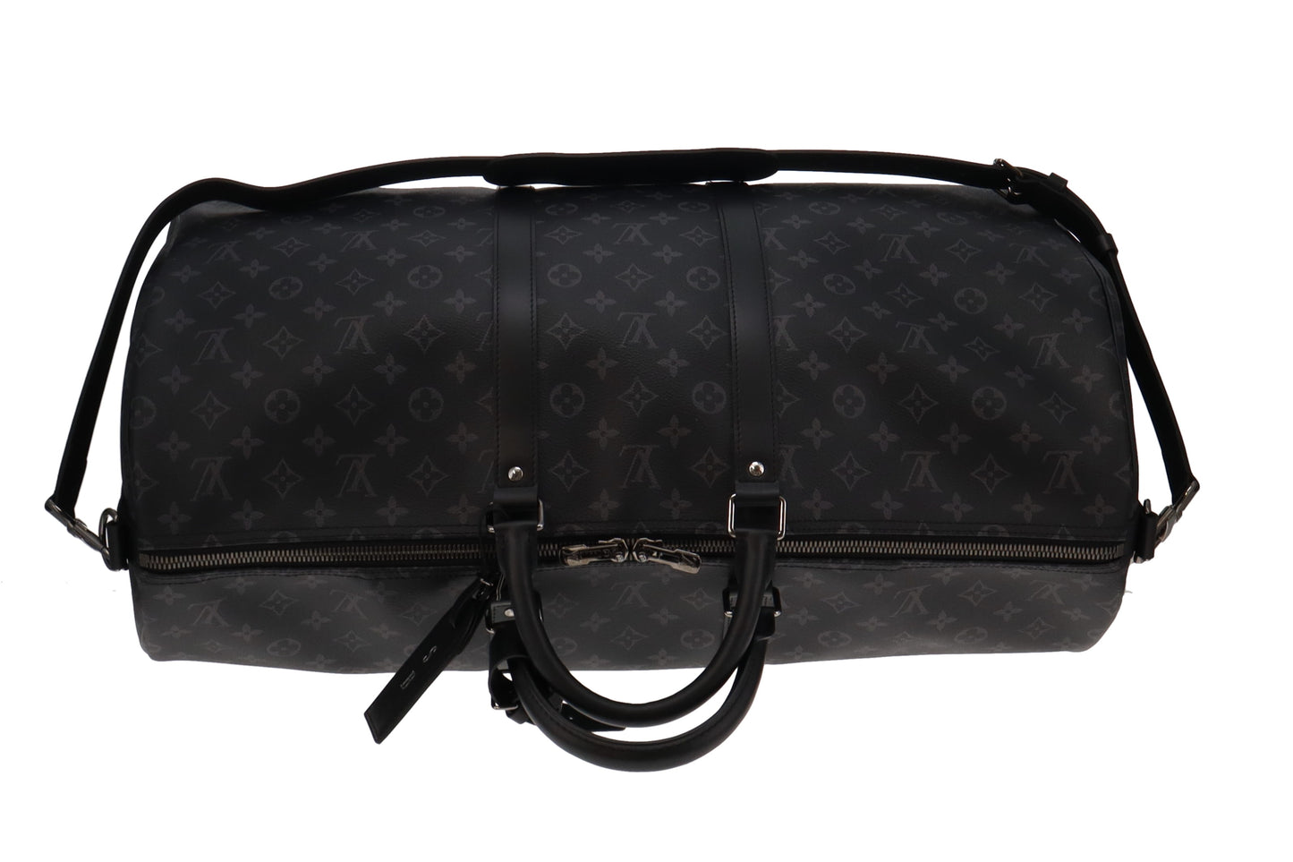Louis Vuitton Monogram Eclipse Keepall 55 Bandouliere