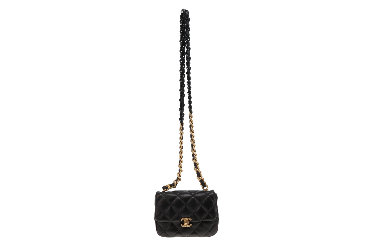 Chanel Mini Candy Chain Flap Bag Black (NFID)