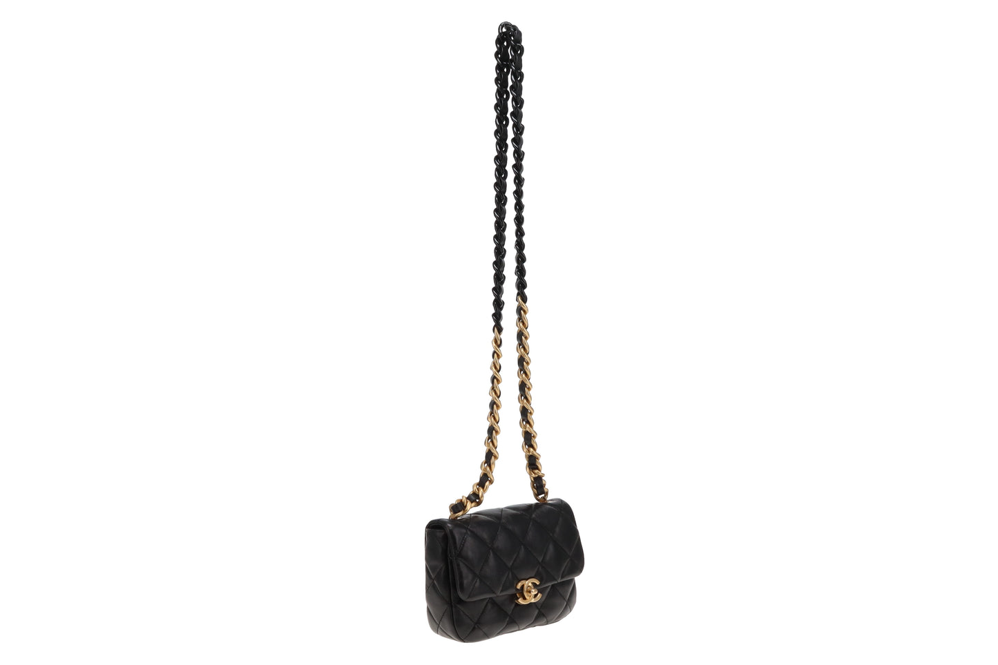 Chanel Mini Candy Chain Flap Bag Black (NFID)