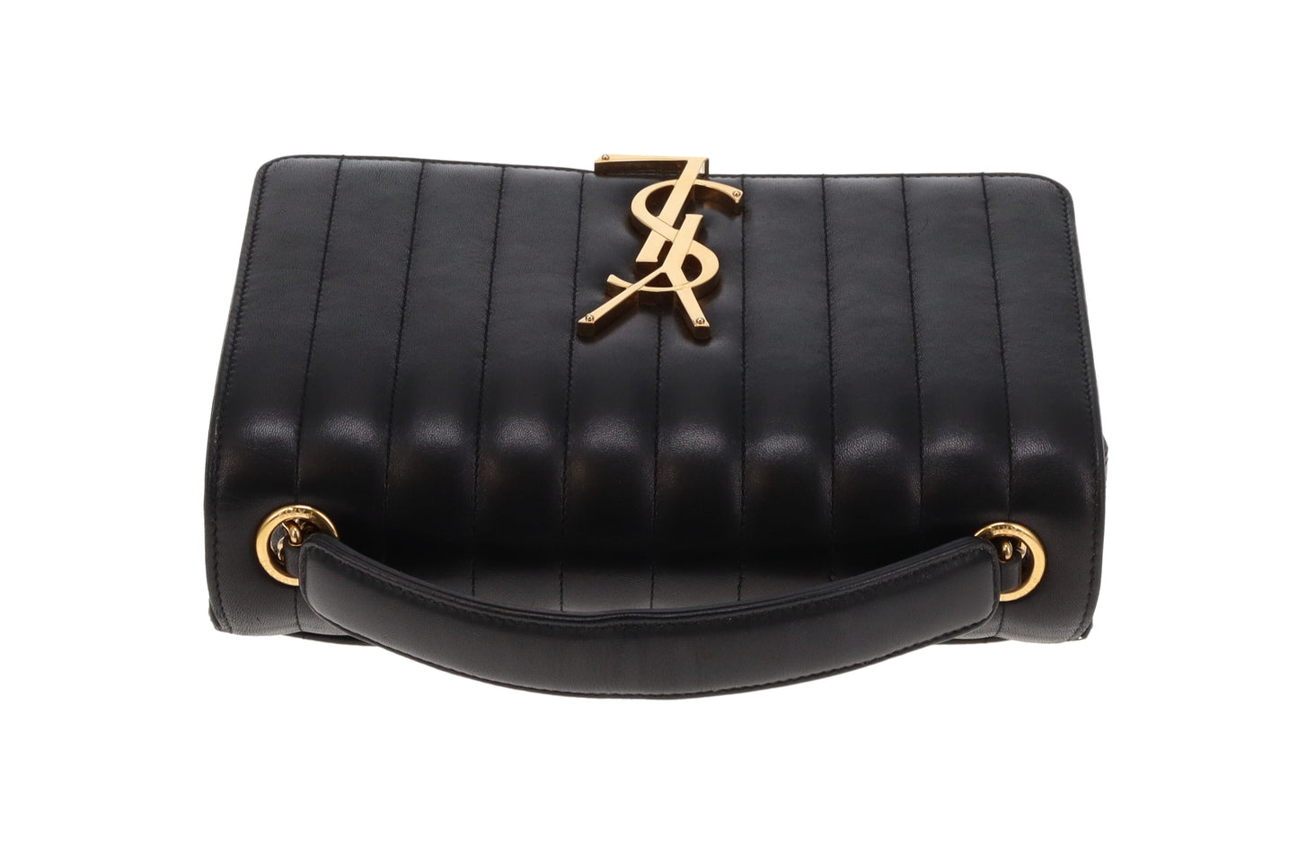 Saint Laurent Vicki Large Black Lambskin GHW 2018