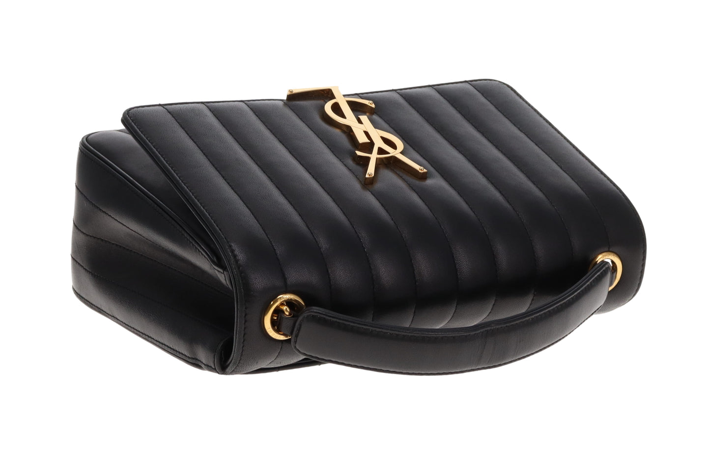 Saint Laurent Vicki Large Black Lambskin GHW 2018