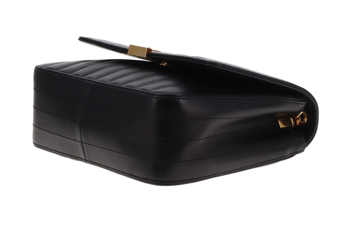 Saint Laurent Vicki Large Black Lambskin GHW 2018