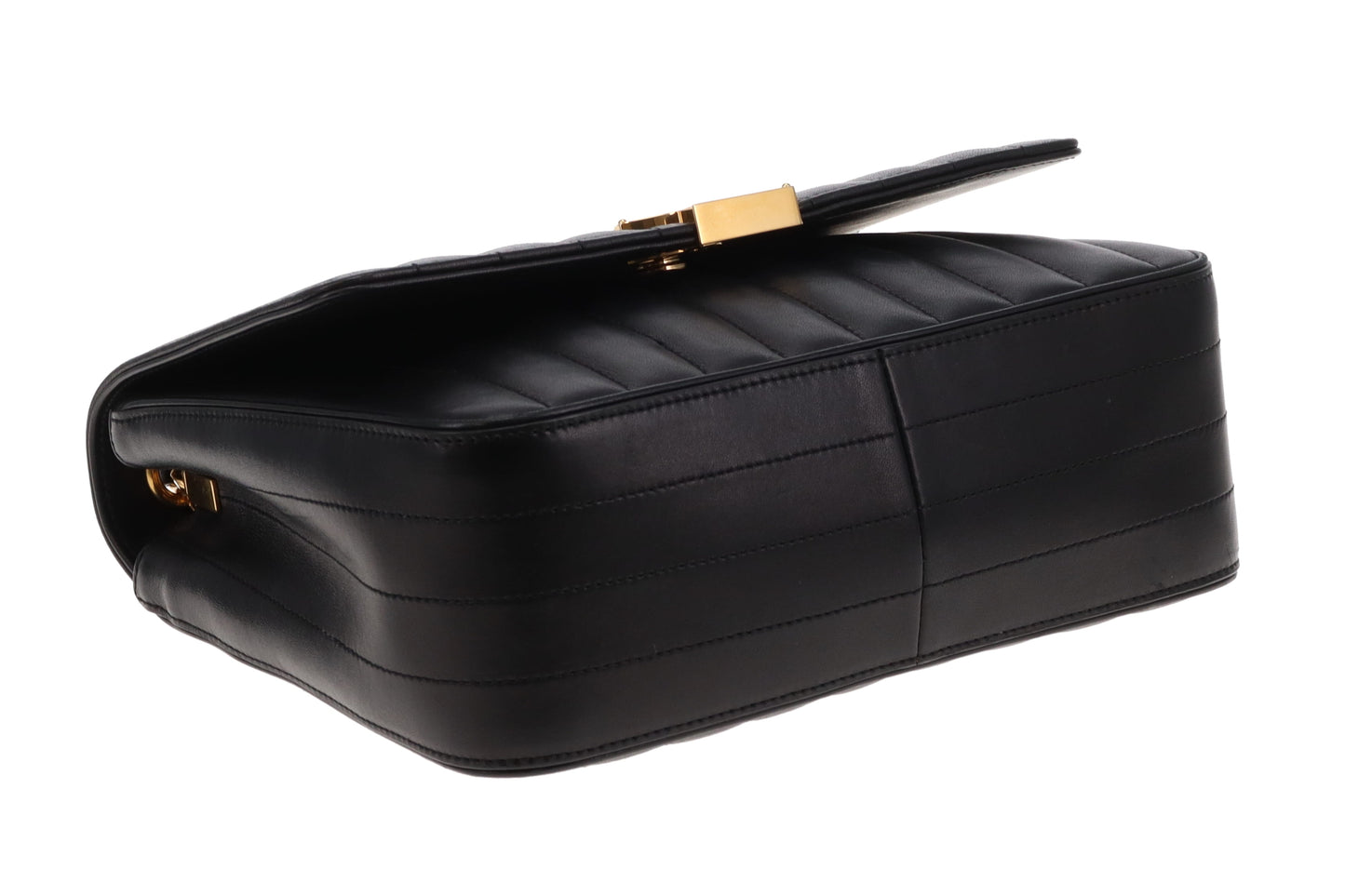 Saint Laurent Vicki Large Black Lambskin GHW 2018