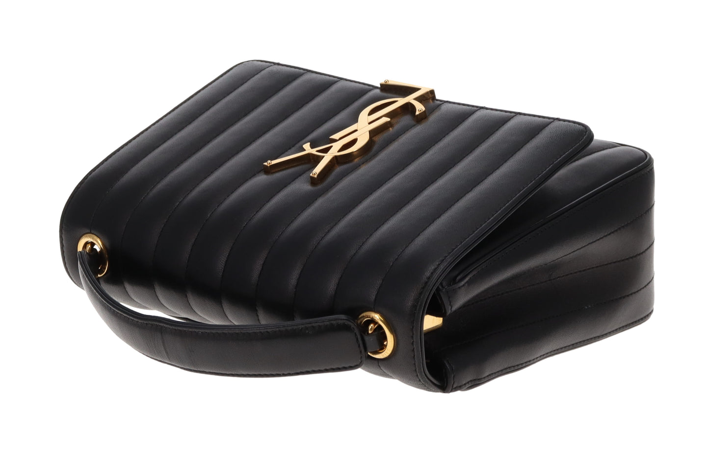 Saint Laurent Vicki Large Black Lambskin GHW 2018