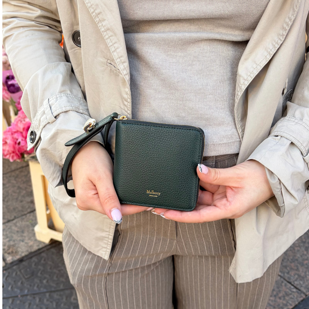 Mulberry Billie Zip Purse Mulberry Green