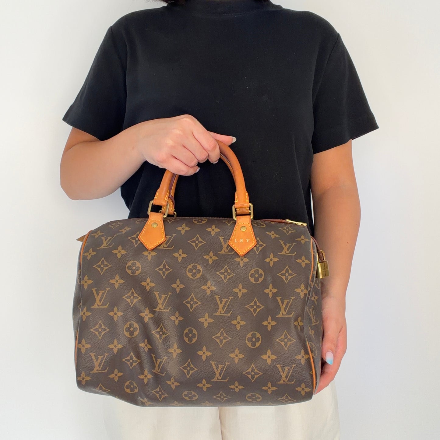 Louis Vuitton Speedy 30 Monogram (hotstamped LEY)