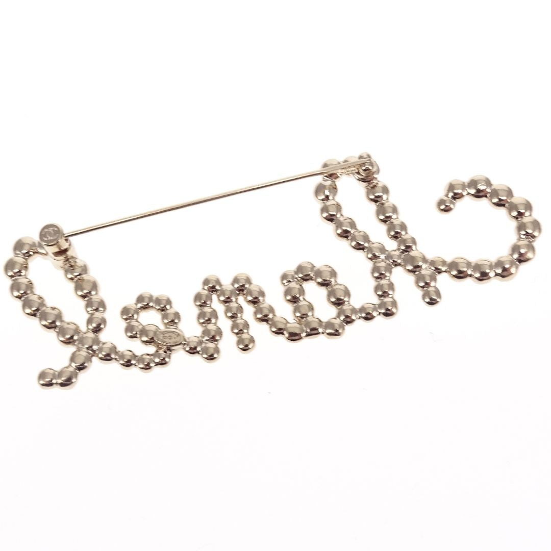 Script Brooch Chanel Rare Script Brooch Pearl & Strass – Designer Exchange Ltd