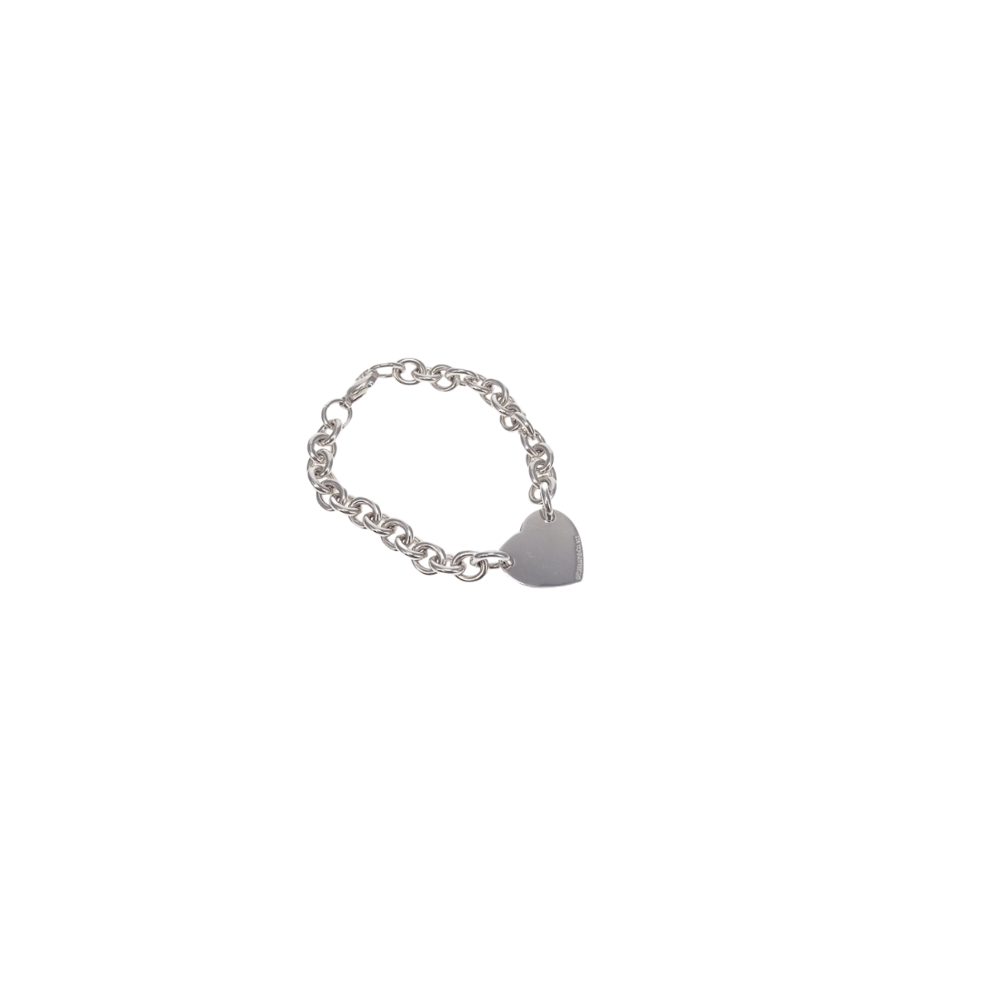 Tiffany & Co Heart Tag Return To Tiffany Chain Bracelet Sterling Silver