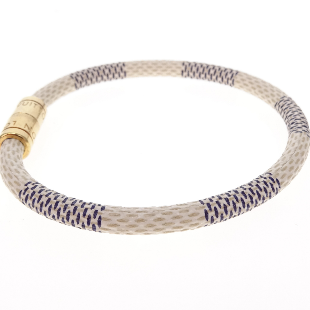 Louis Vuitton Keep It Bracelet In Damier Azur