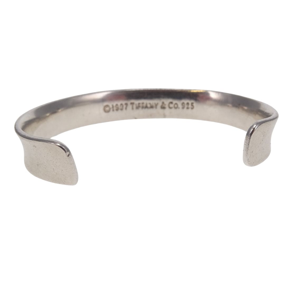Tiffany & Co 1837 Cuff Bracelet In Sterling Silver Vintage