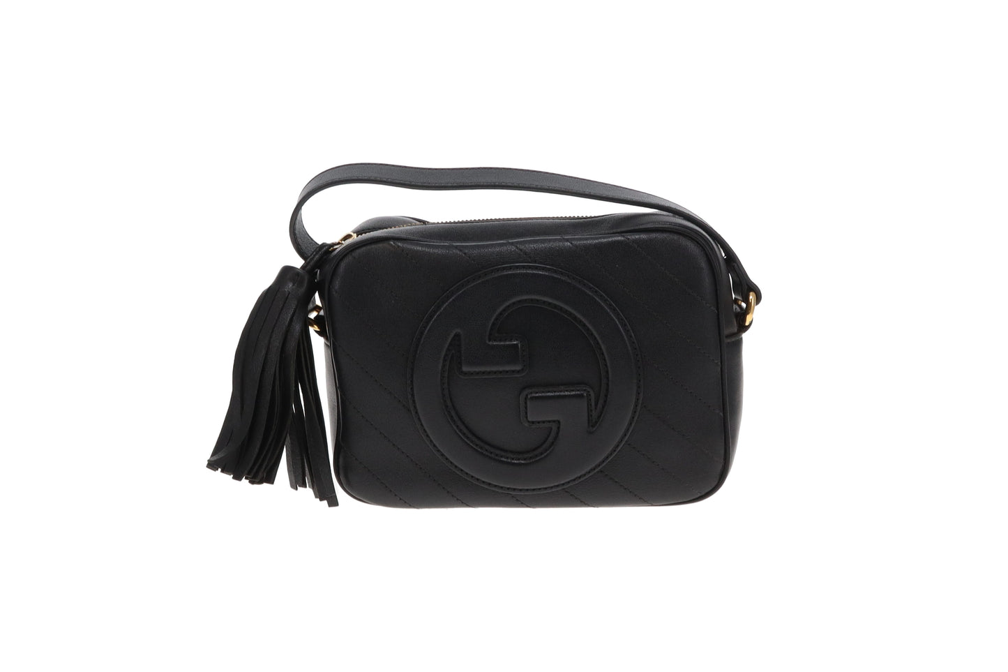 Gucci Blondie Camera Bag Black Leather