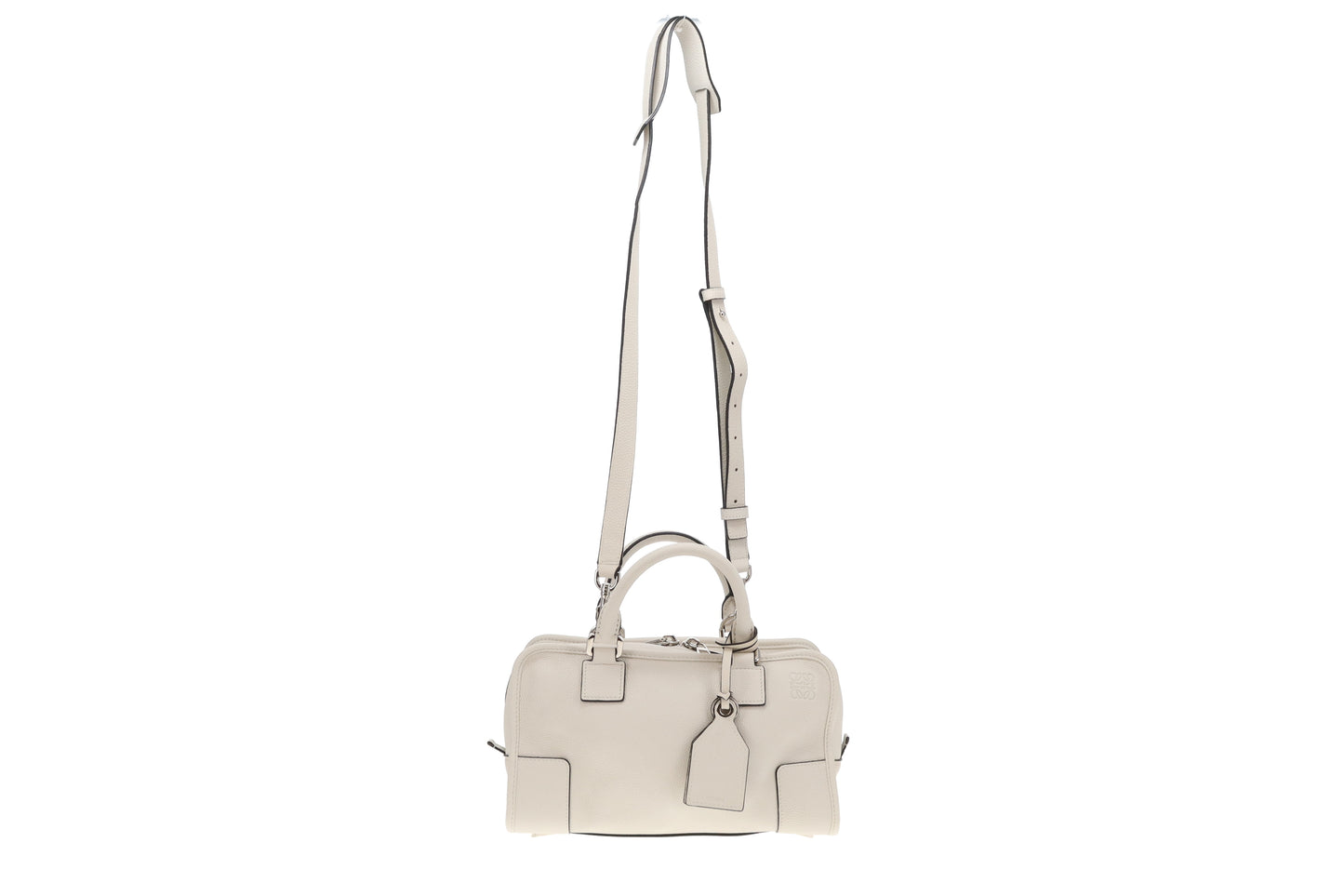 Loewe Amazona 28 Off White Calfskin SHW