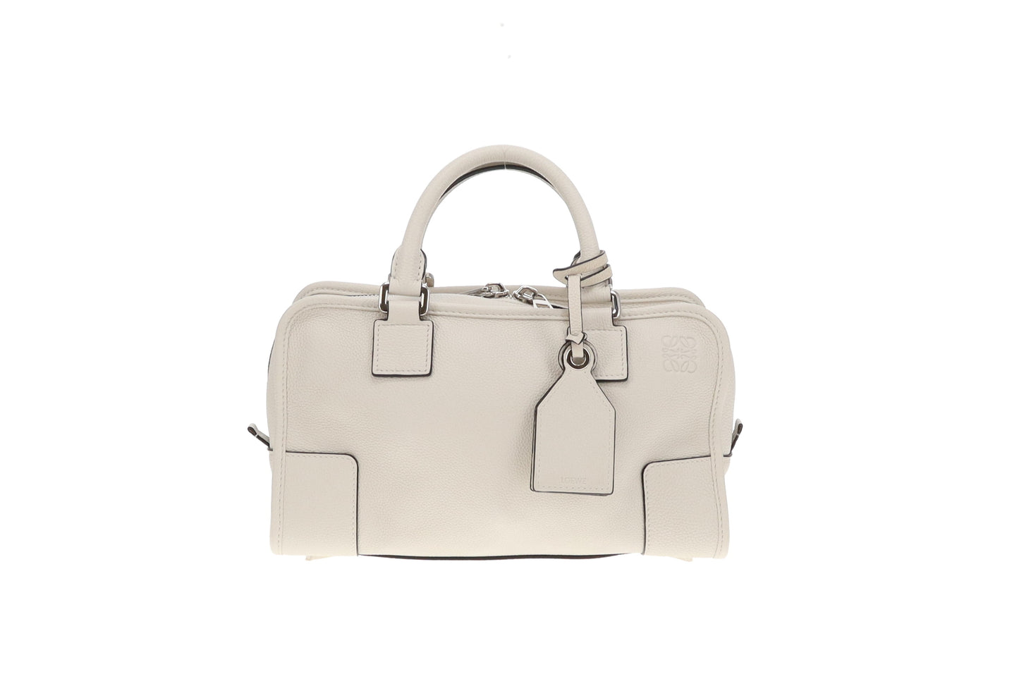 Loewe Amazona 28 Off White Calfskin SHW