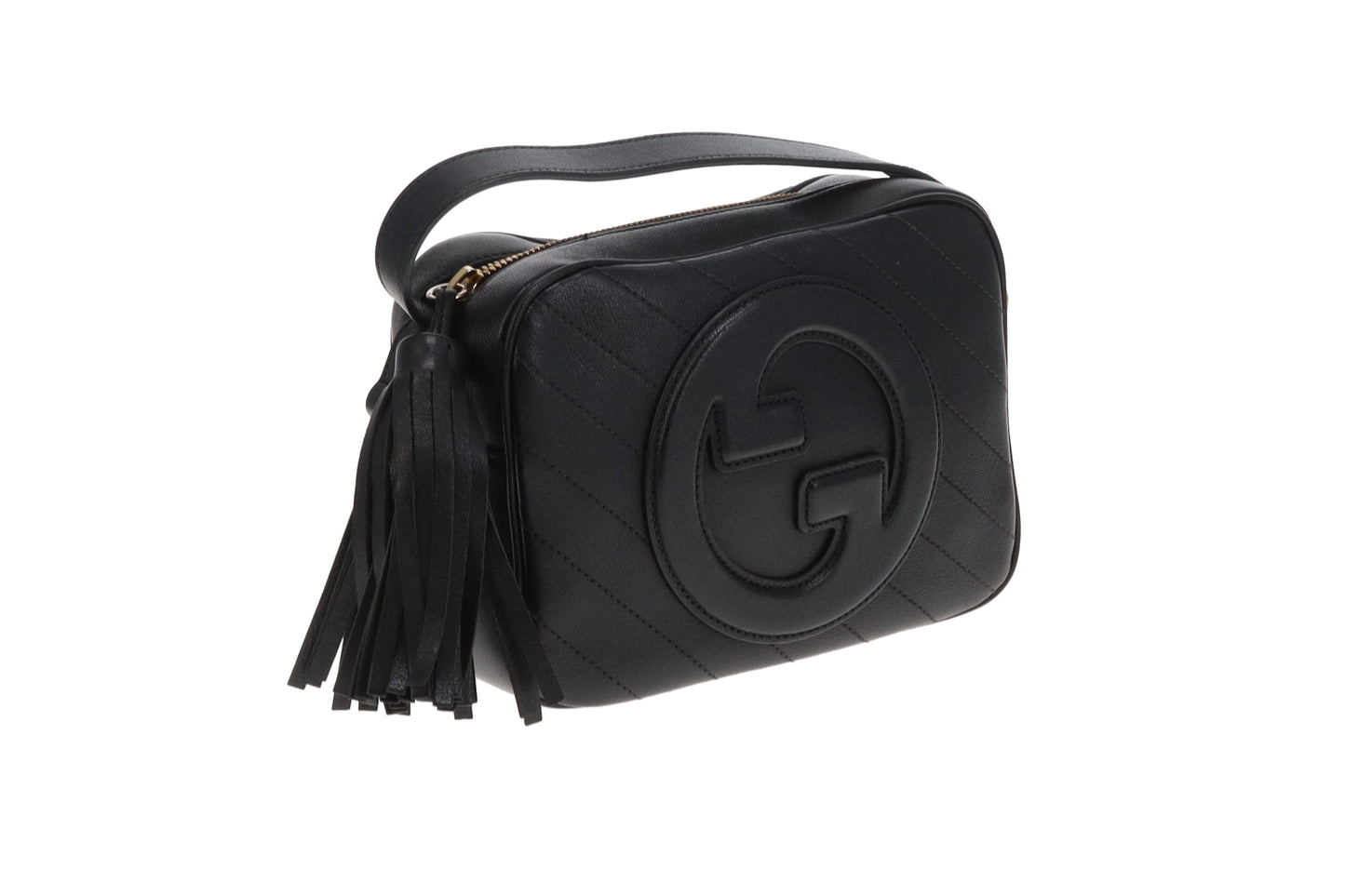 Gucci Blondie Camera Bag Black Leather