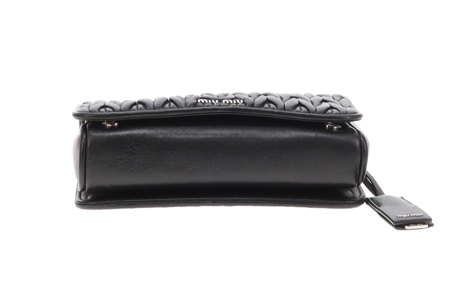 Miu Miu Flap Bag Matelasse Black SHW