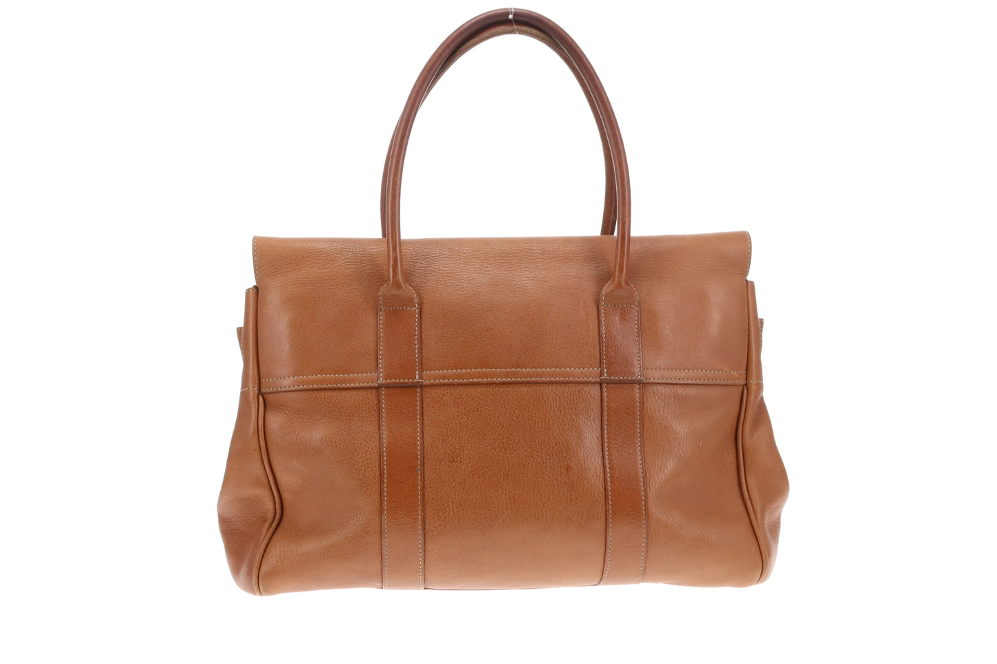Mulberry Bayswater Natural Veg Tannded Leather In Oak With Brass