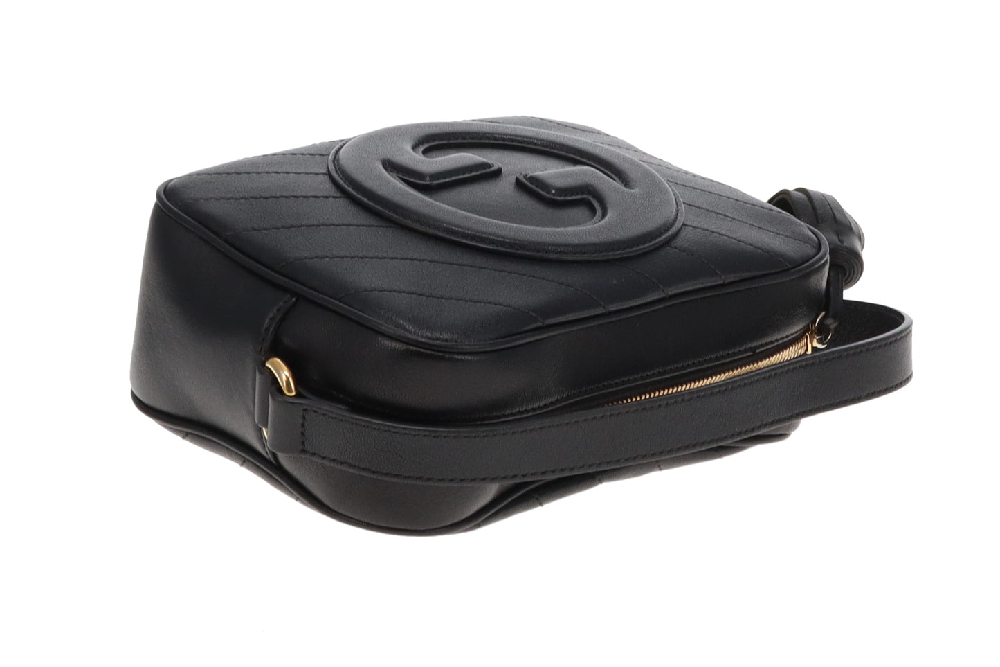 Gucci Blondie Camera Bag Black Leather