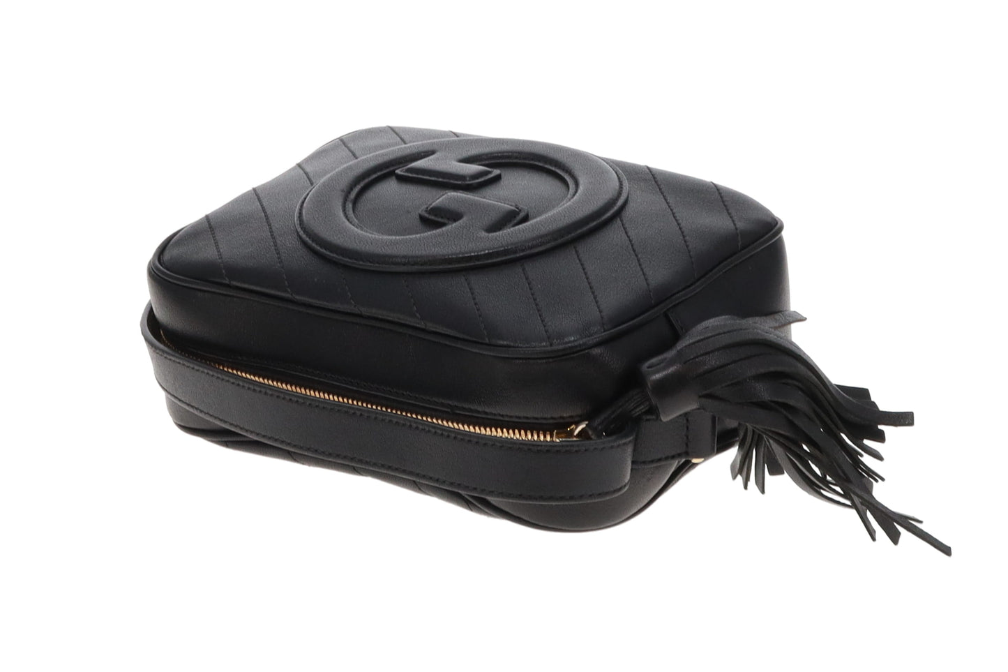 Gucci Blondie Camera Bag Black Leather