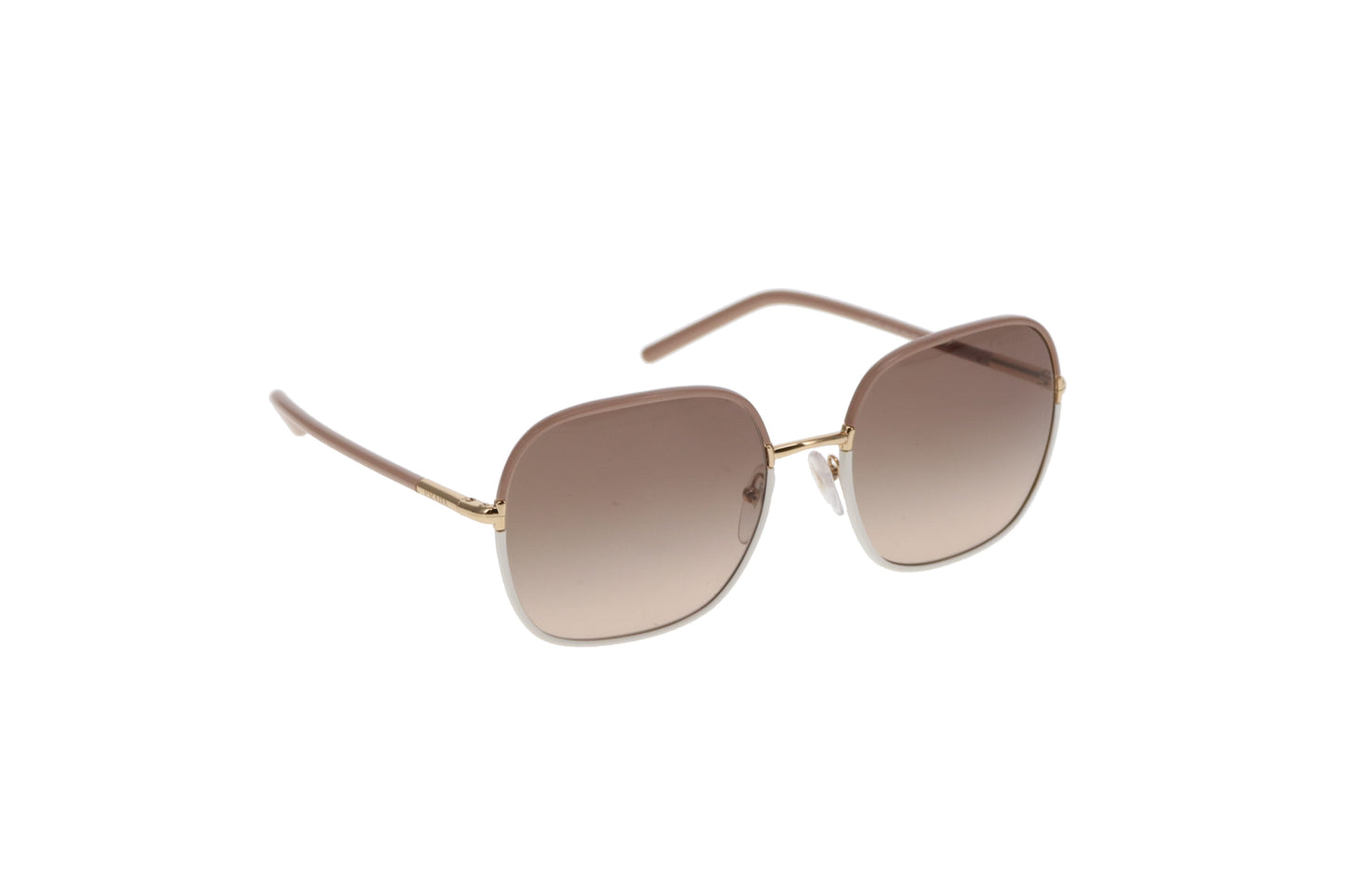 Prada Square SPR67X Sunglasses Beige & Gold
