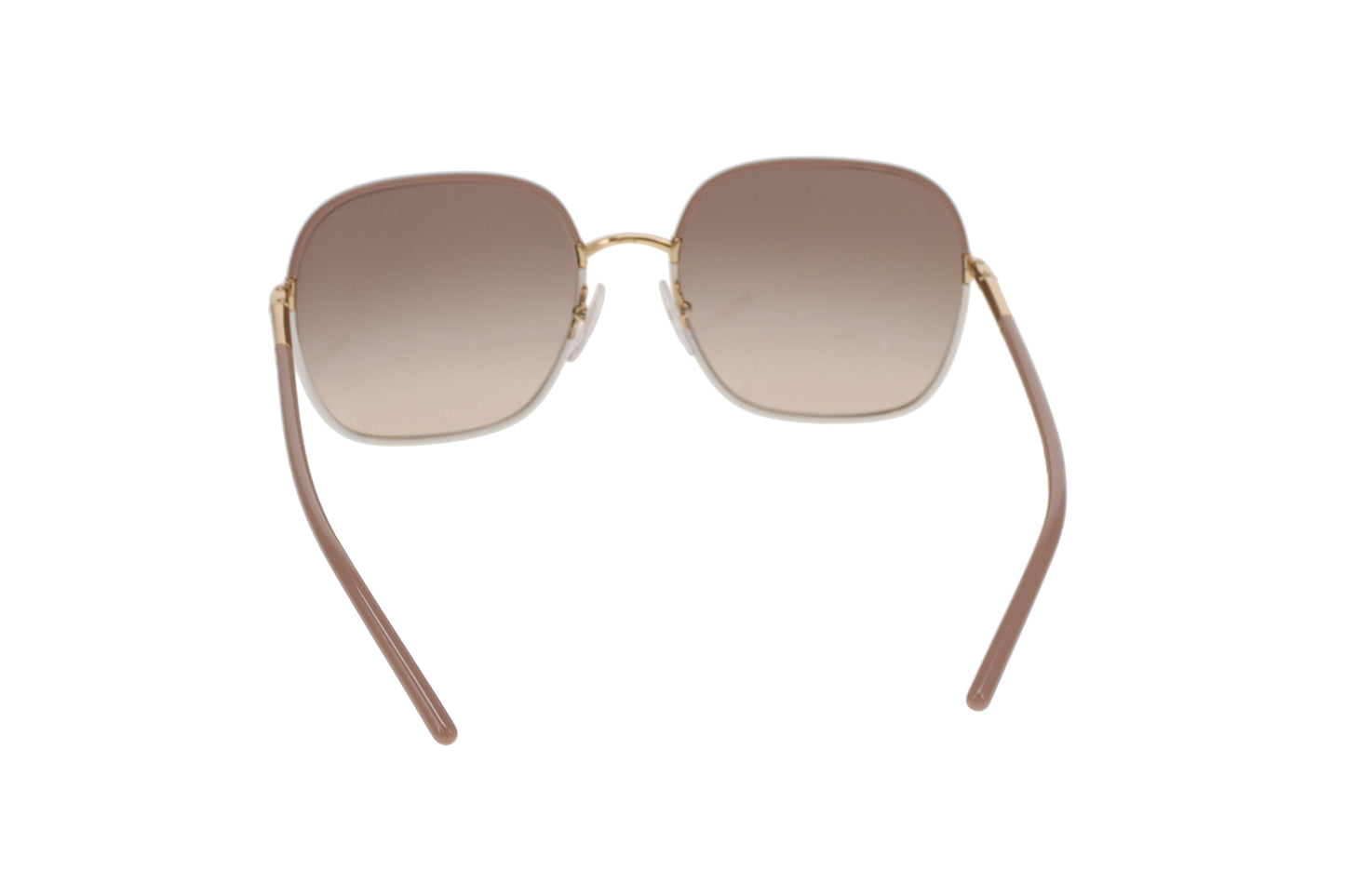 Prada Square SPR67X Sunglasses Beige & Gold