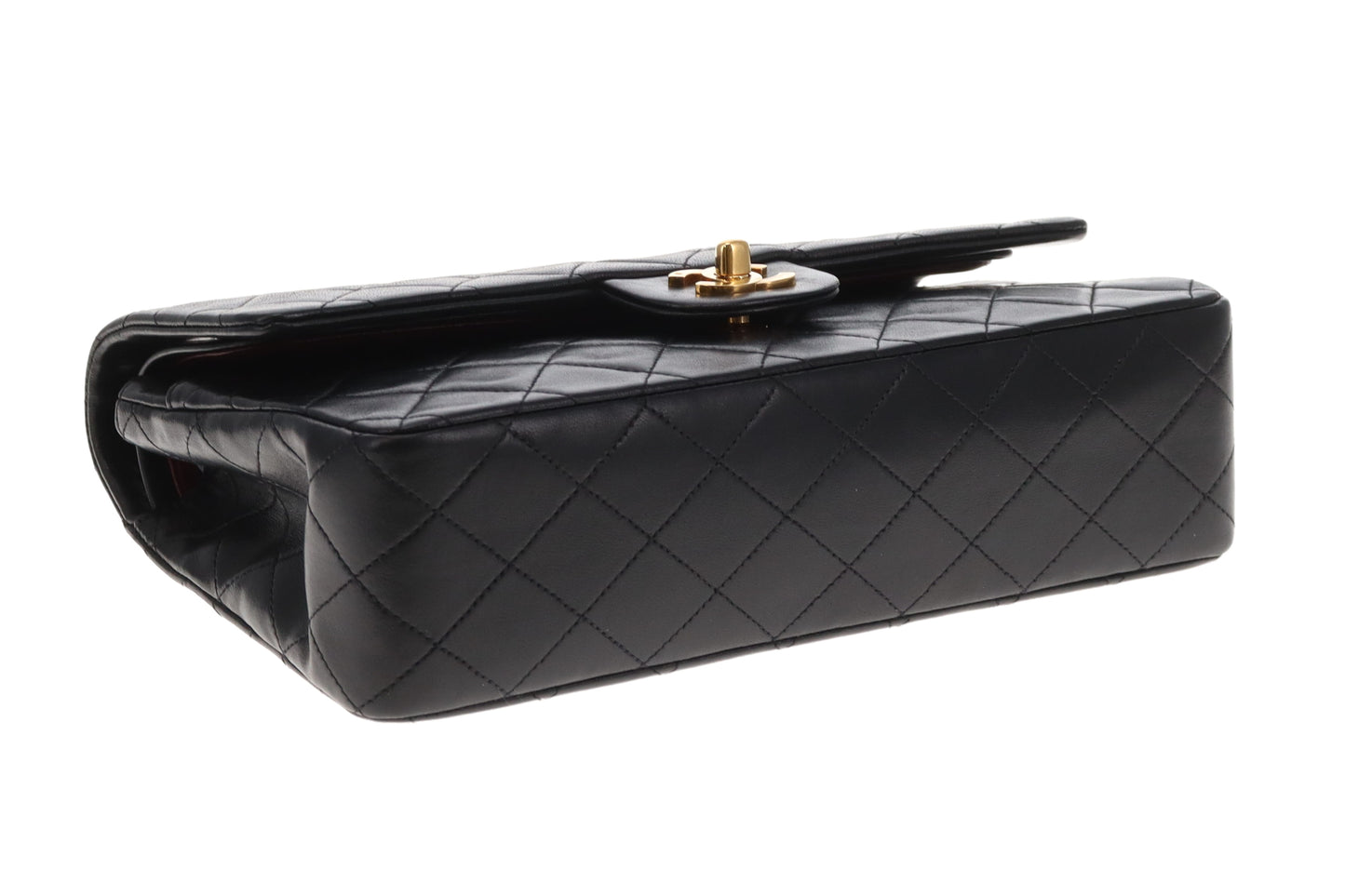 Chanel Classic Double Flap Medium Black Lambs GHW 1996/97