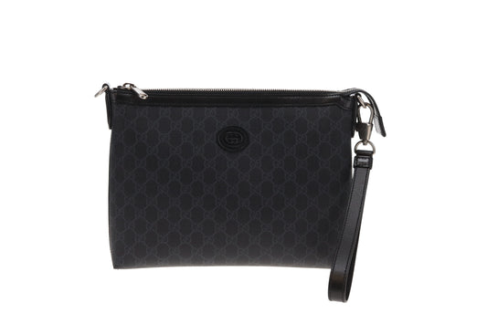 Gucci Interlocking G GG Supreme East West Convertible Messenger