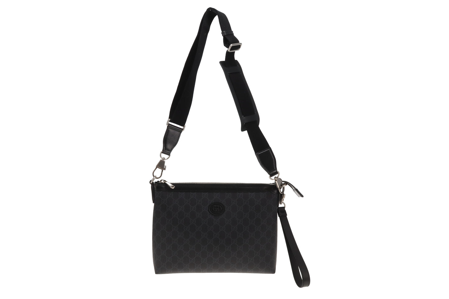 Gucci Interlocking G GG Supreme East West Convertible Messenger