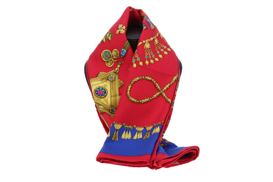 Hermes Parures des Sables Scarf 90 100% Silk