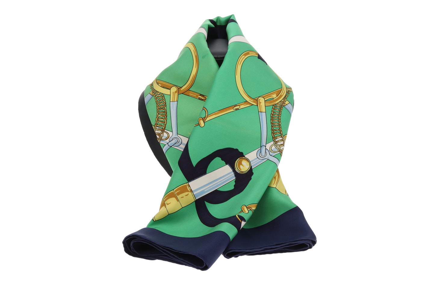 Hermes Eperon D Or Scarf 90 100% Silk