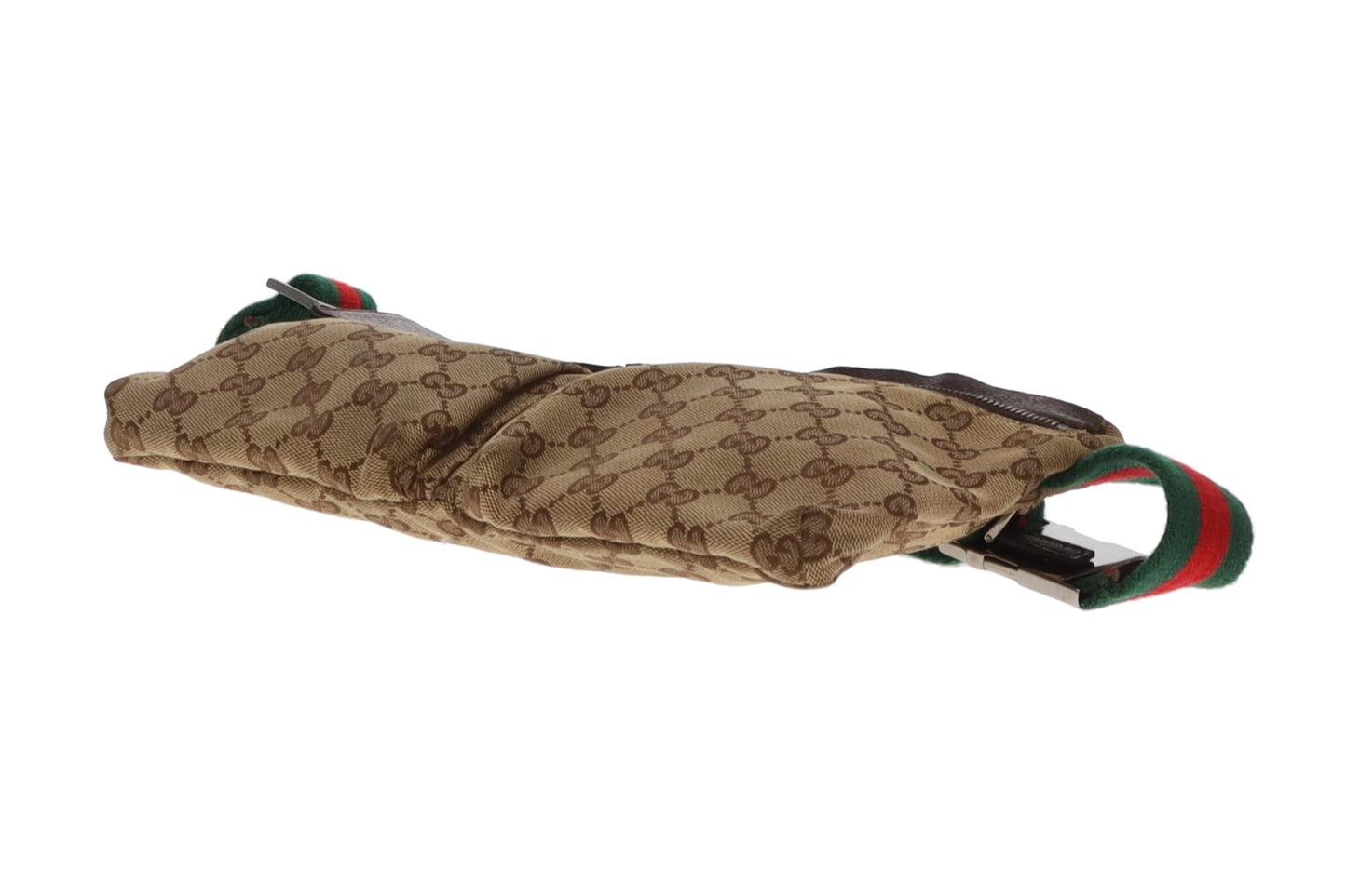 Gucci Vintage GG Canvas Twin Pocket Waist Bag