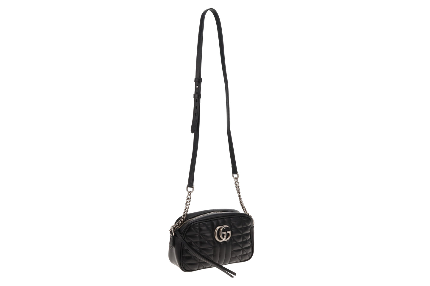 Gucci Small Marmont Camera Bag In Mixed Matelasse