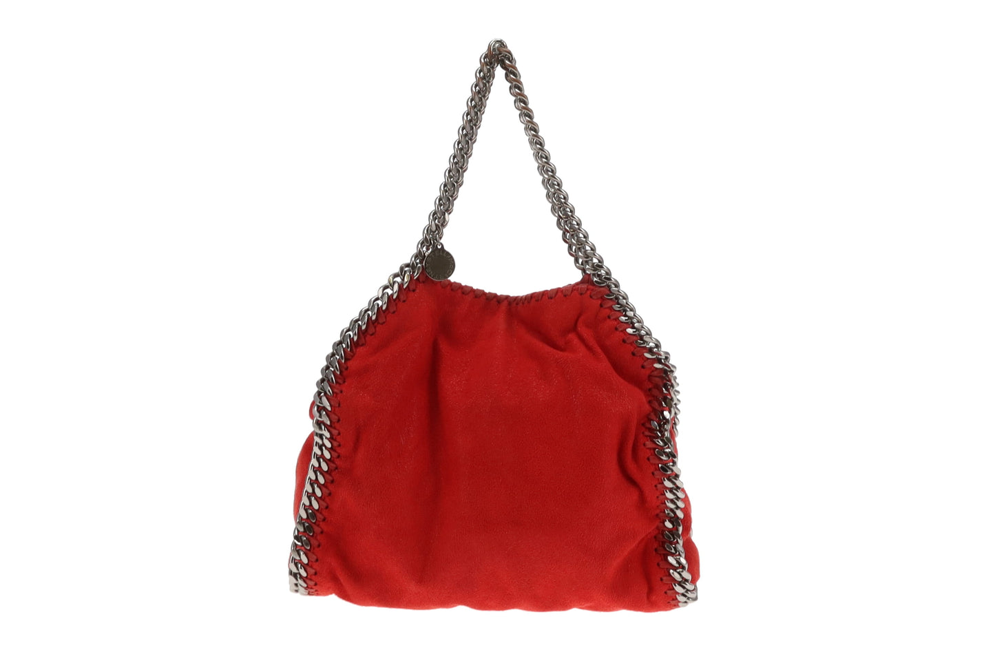 Stella McCartney Falabella Fold Over Mini Red Shaggy Deer