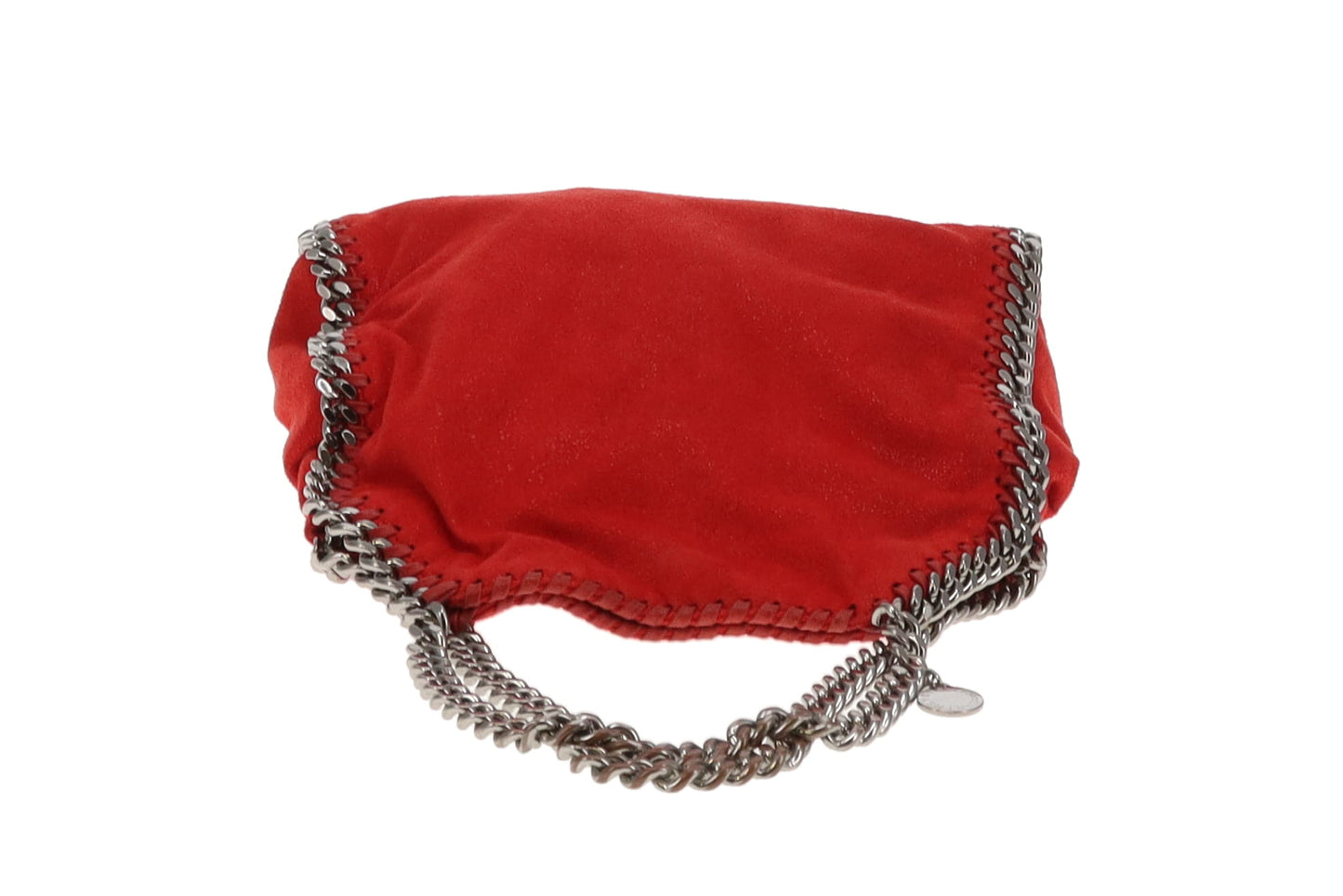 Stella McCartney Falabella Fold Over Mini Red Shaggy Deer