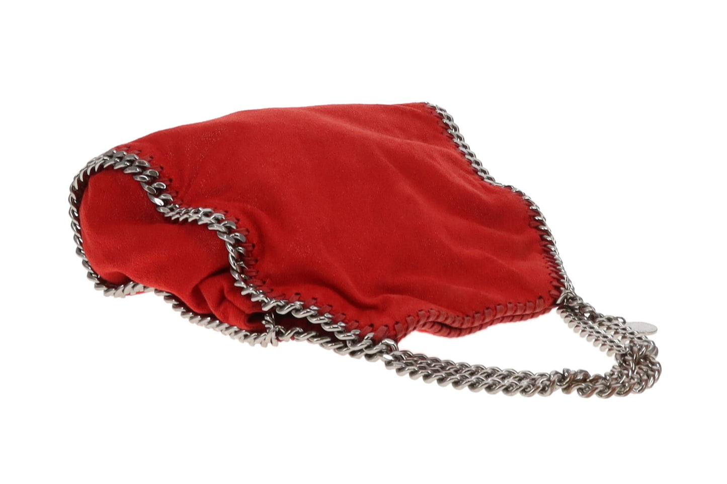 Stella McCartney Falabella Fold Over Mini Red Shaggy Deer