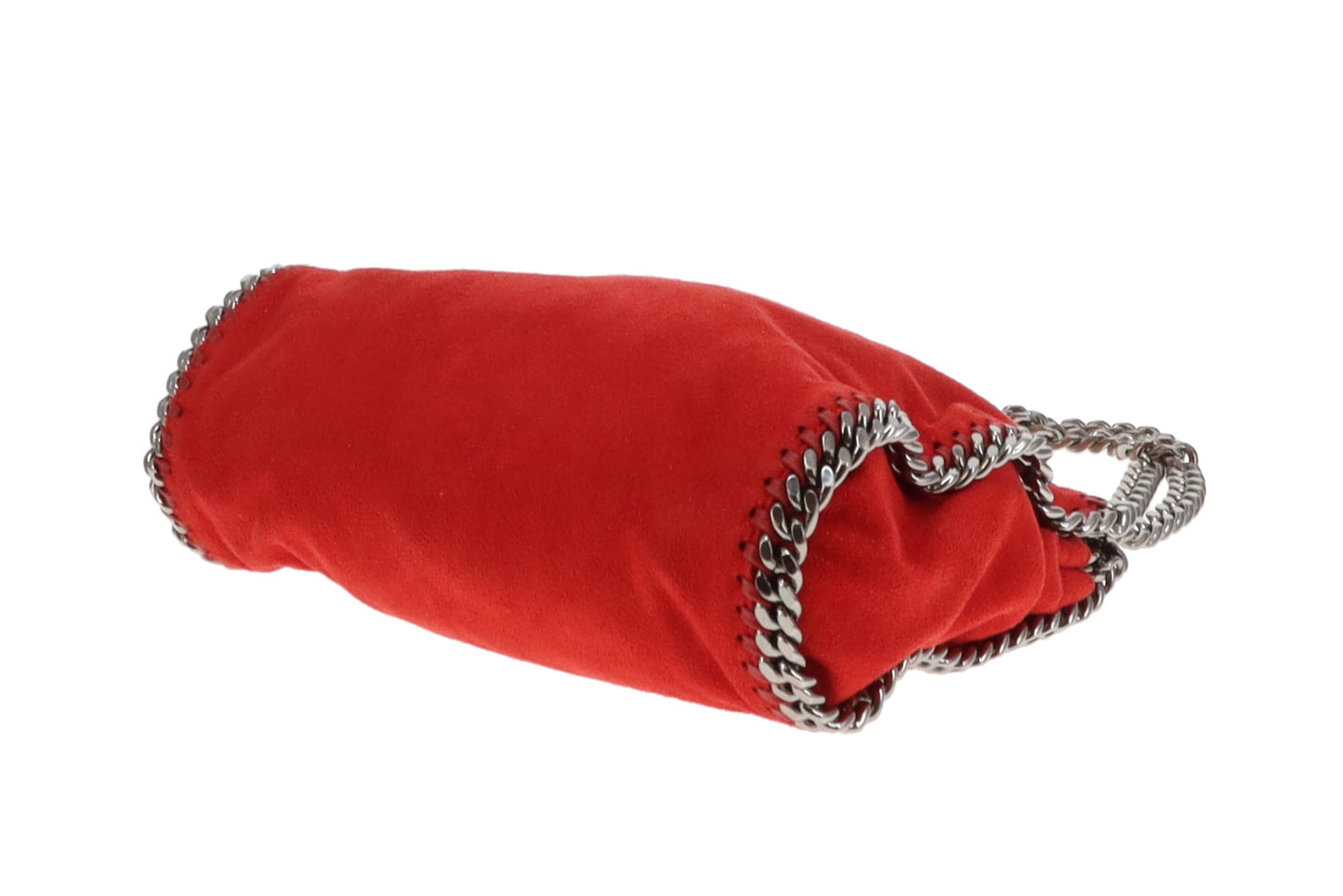 Stella McCartney Falabella Fold Over Mini Red Shaggy Deer