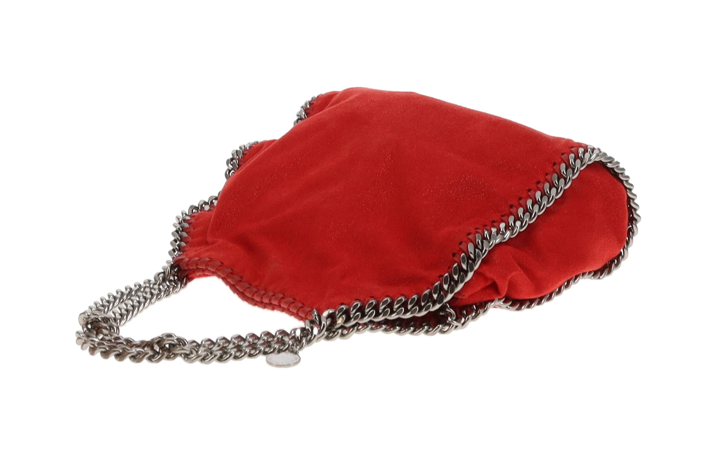Stella McCartney Falabella Fold Over Mini Red Shaggy Deer