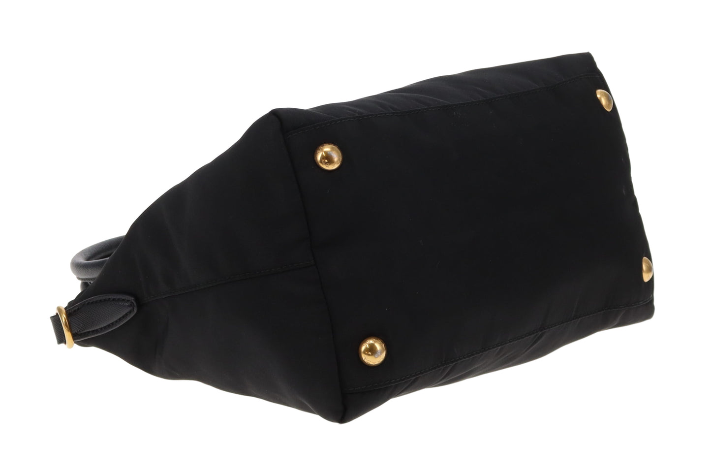 Prada Nylon Tote Small Convertible Black