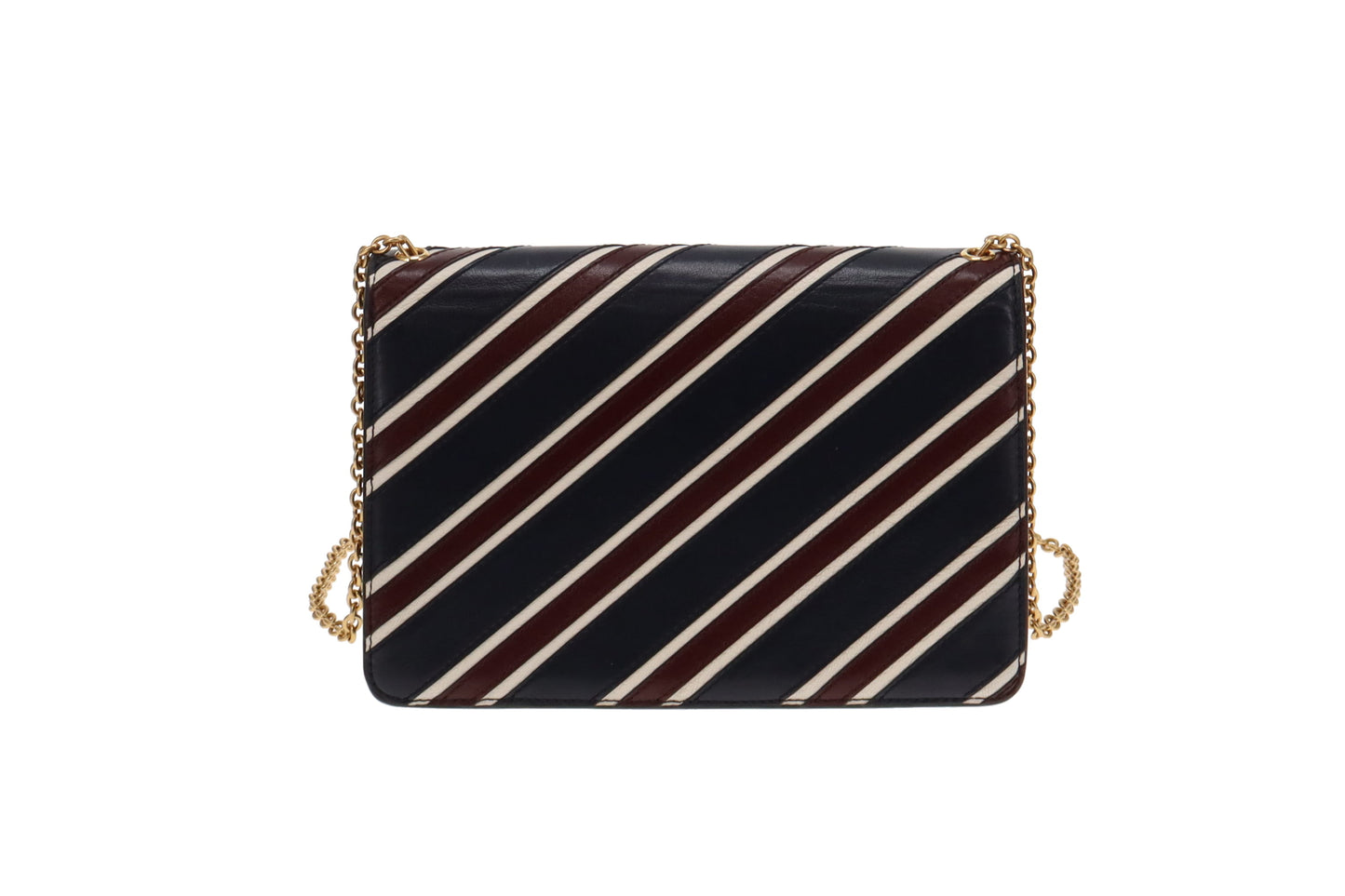 Mulberry Navy/White/Oxblood Striped Medium Darley