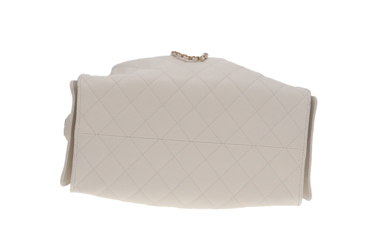 Chanel 25 White Caviar GHW 2025