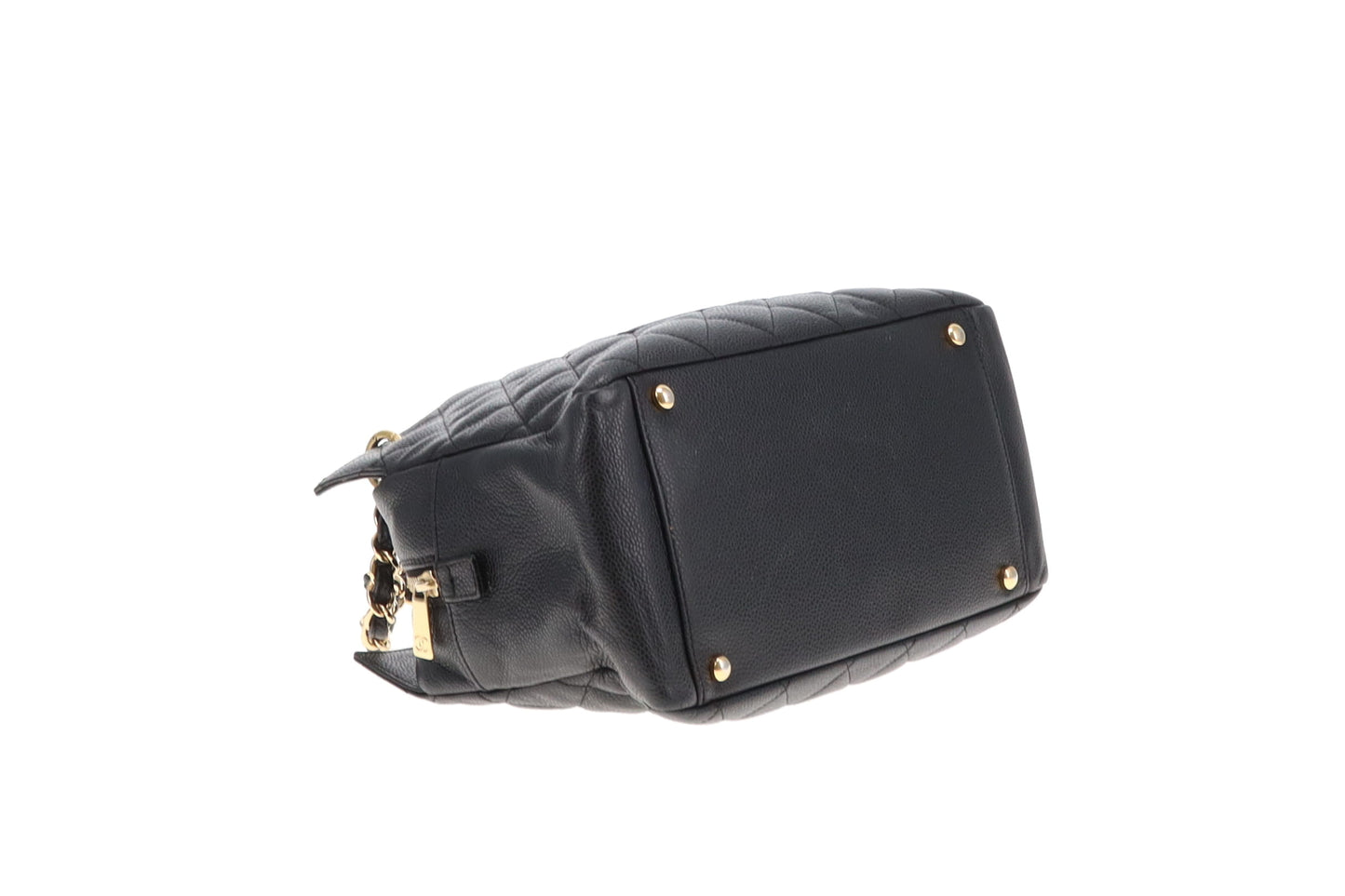 Chanel PTT Petite Timeless Tote Black Caviar Leather Vintage 2008