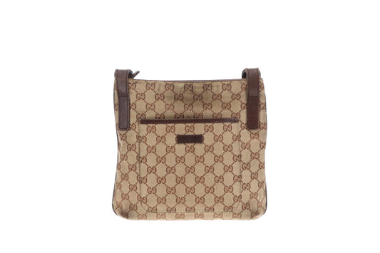 Gucci GG Canvas Messenger Front Pocket Vintage