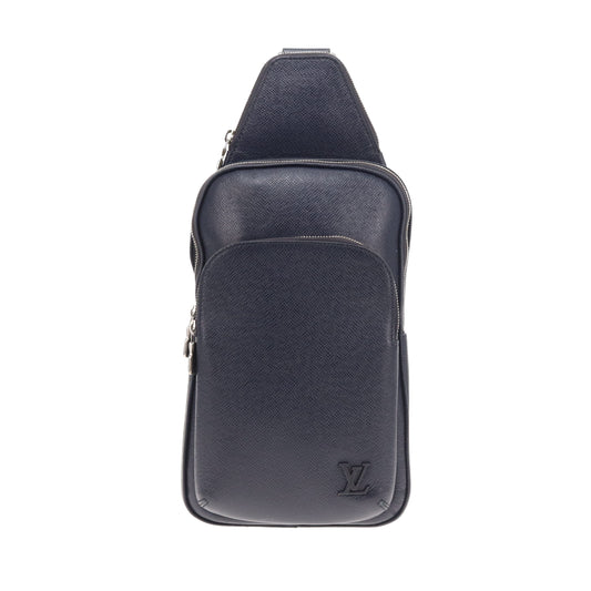 Louis Vuitton Avenue Sling Bag Navy Taiga Leather (NFID)
