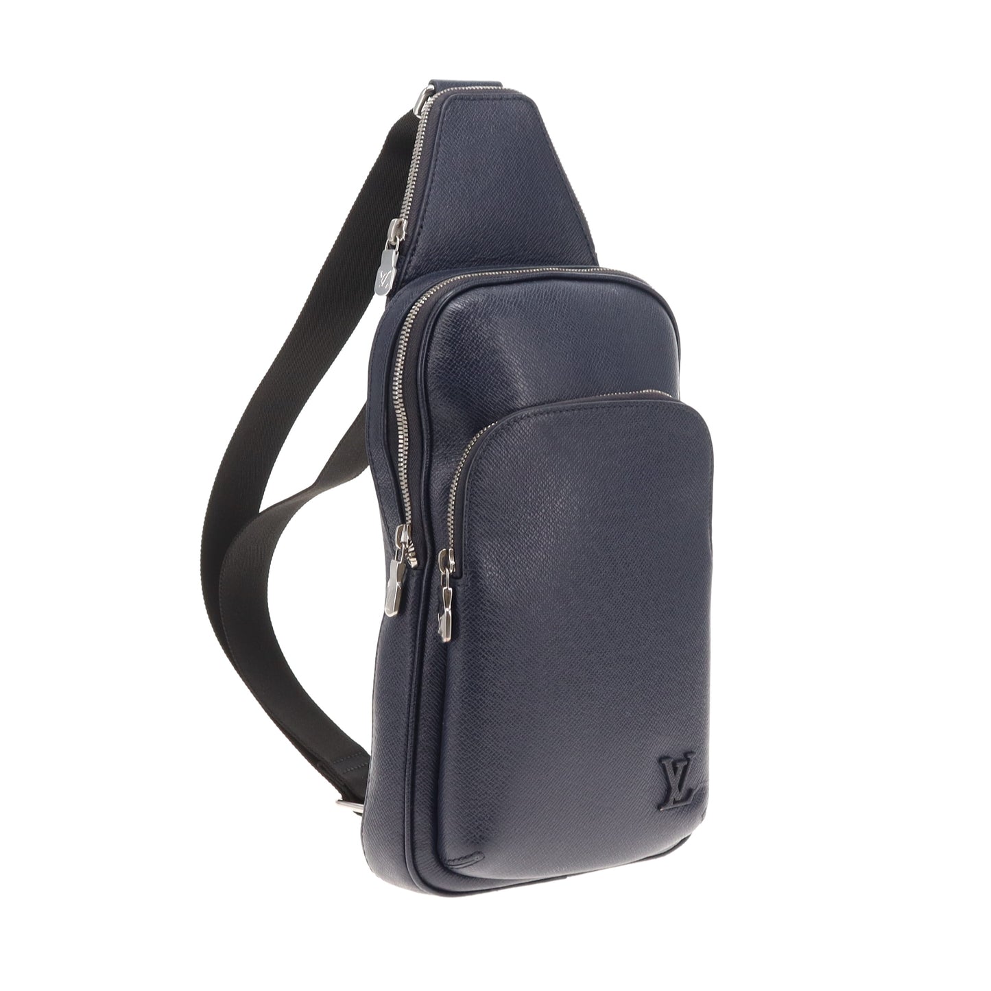 Louis Vuitton Avenue Sling Bag Navy Taiga Leather (NFID)