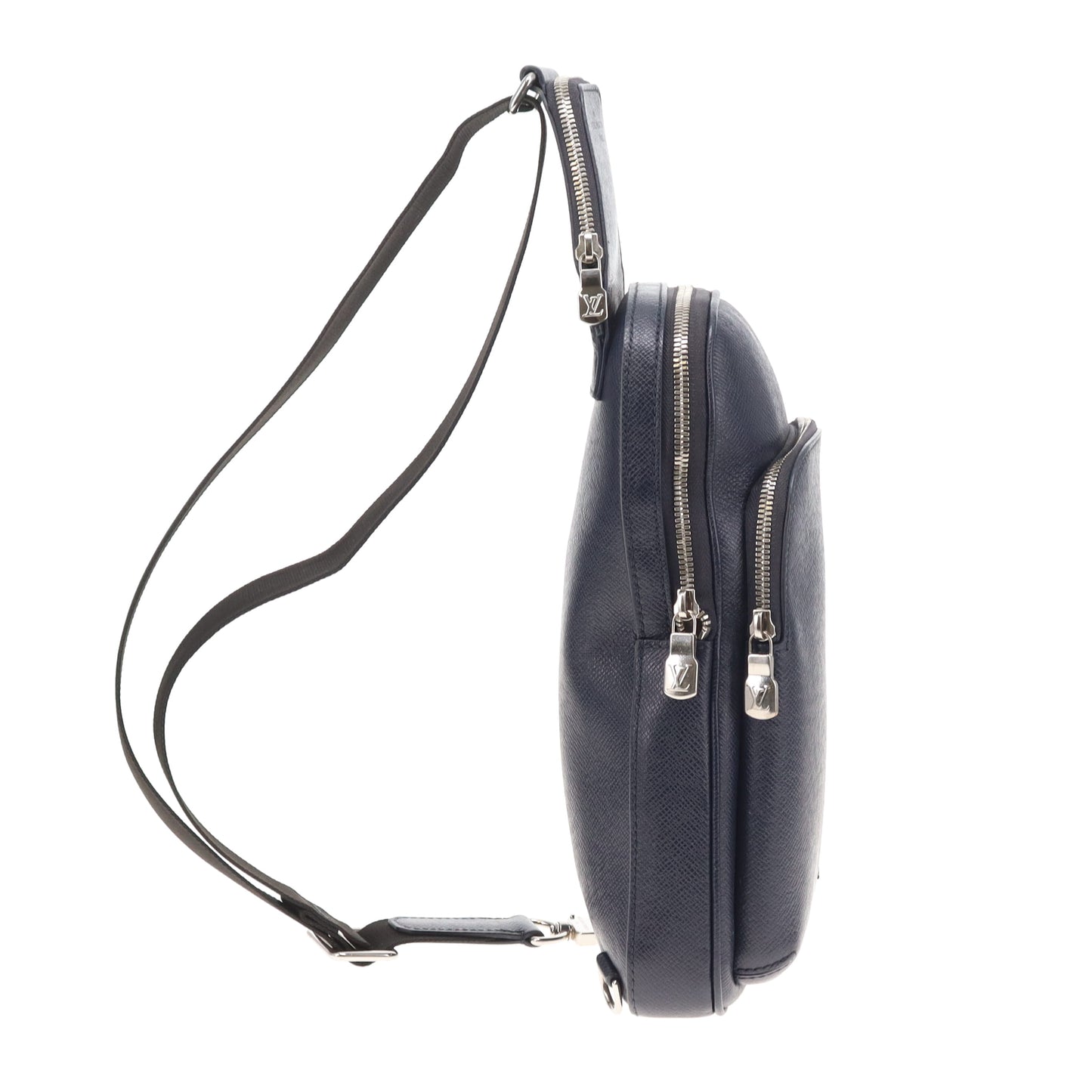 Louis Vuitton Avenue Sling Bag Navy Taiga Leather (NFID)